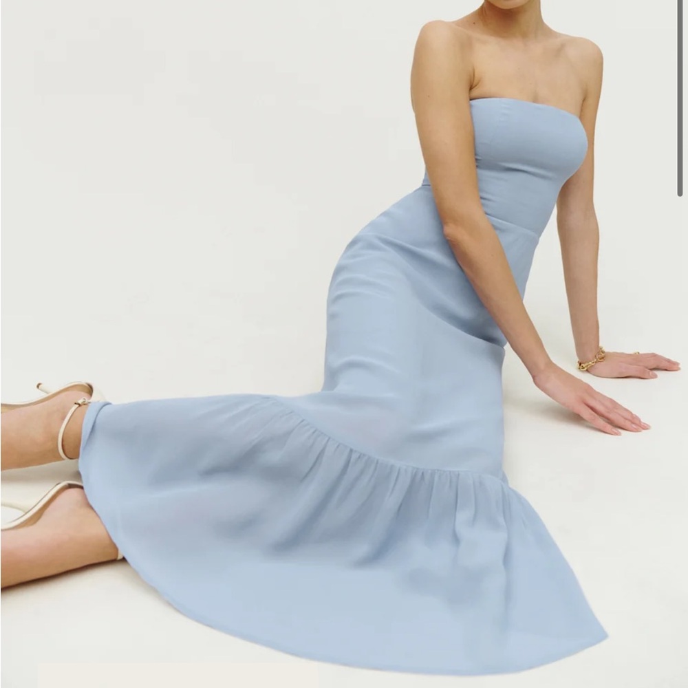 Reformation Arta Dress Mineral - Size 4